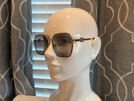 Luxury Sunglasses- Cel Tinted Lens Silvera