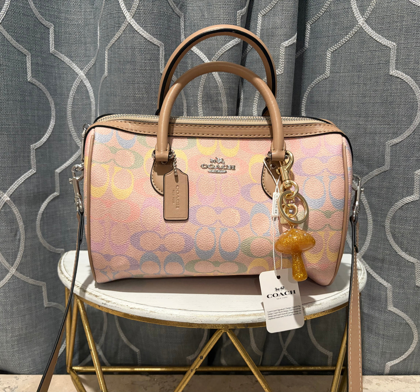 Mirror Bags- CH Rowan Satchel Rainbow Pastel 25cm