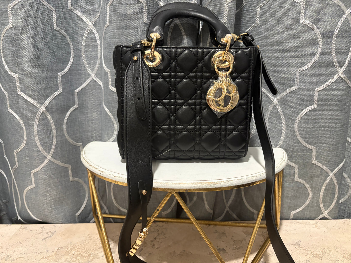 Mirror Bags- CD Lady D Black 20cm