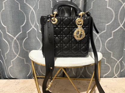 Mirror Bags- CD Lady D Black 20cm