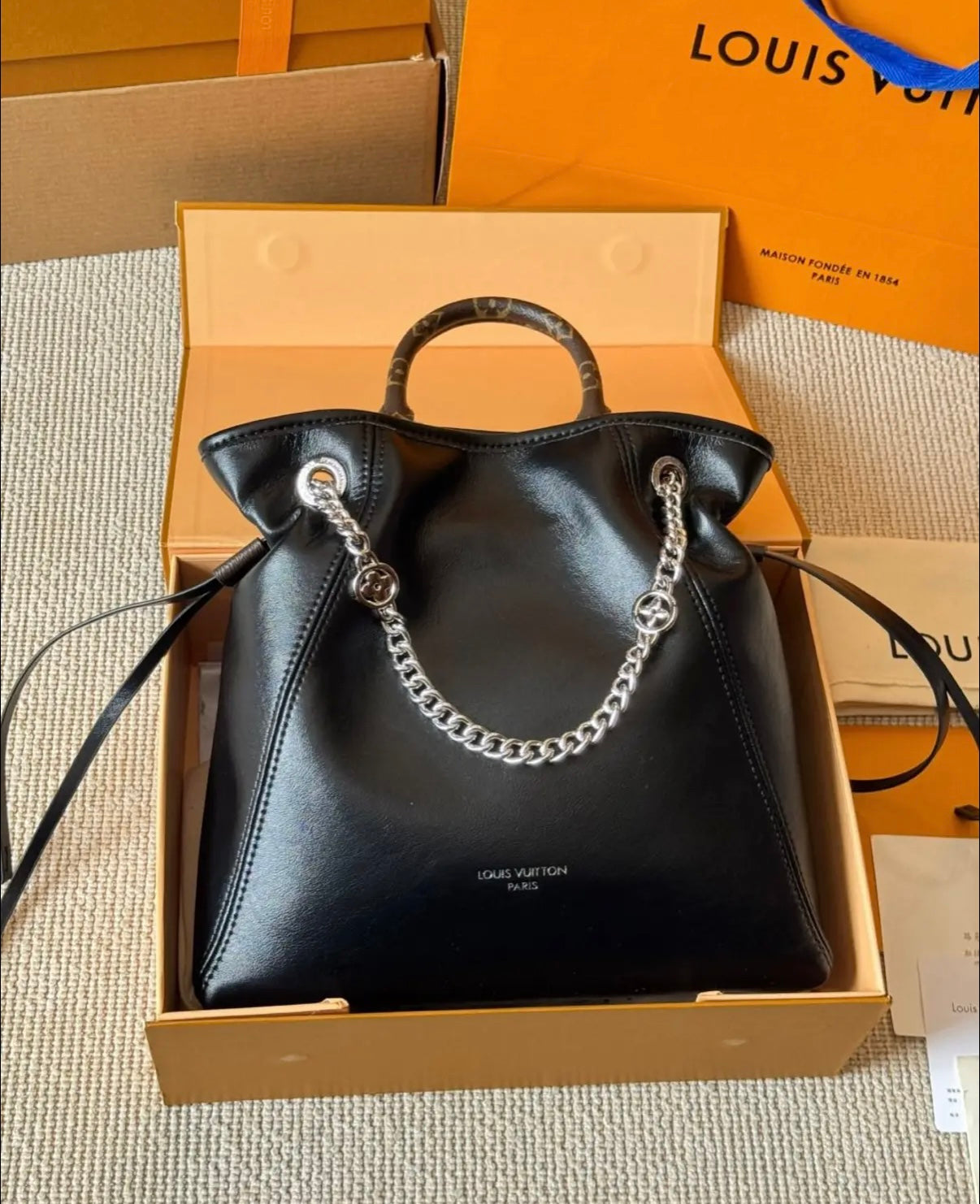Mirror Bags- Lulu Small Bagpack Black