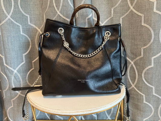 Mirror Bags- Lulu Small Bagpack Black
