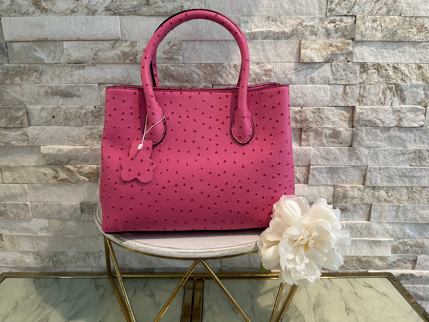 59 Pink Peacock Bag