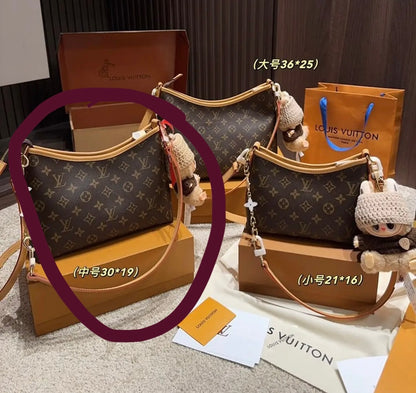 Mirror Bags- Lulu Brown Monogram MM Carry All Bag