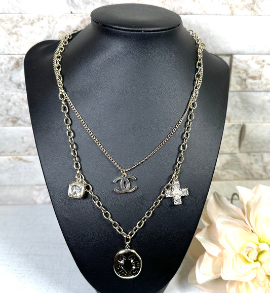 Necklace- CC Charm Double Strand