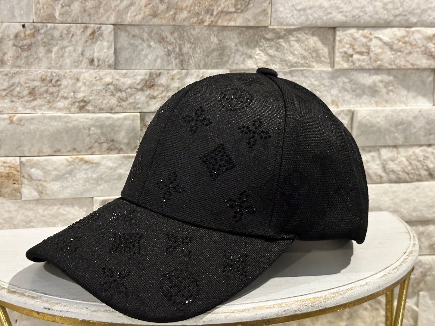 Accessories- Black Sparkle Lulu Hat