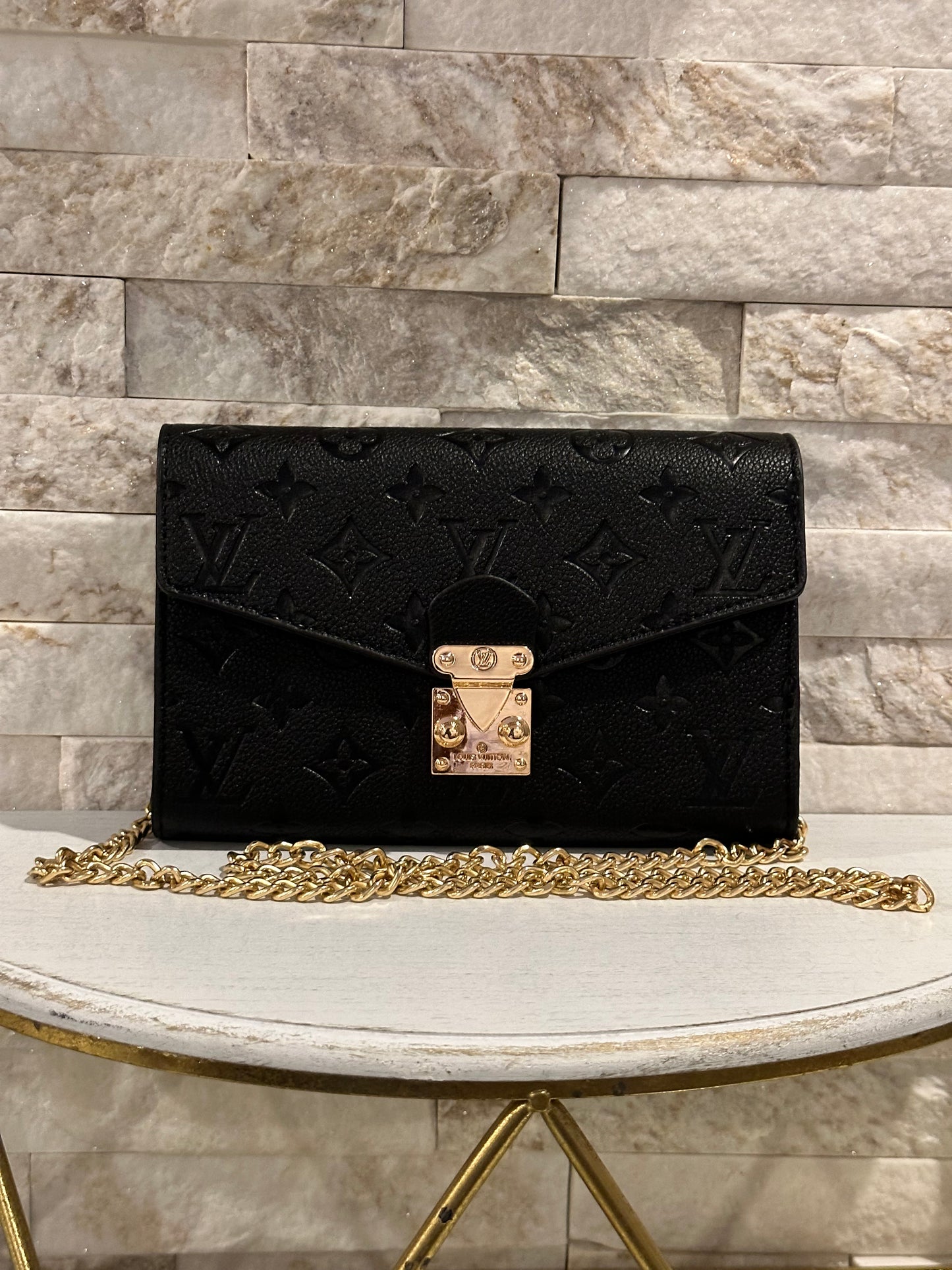 Mirror Bag- Small Black Métis Lulu Bag