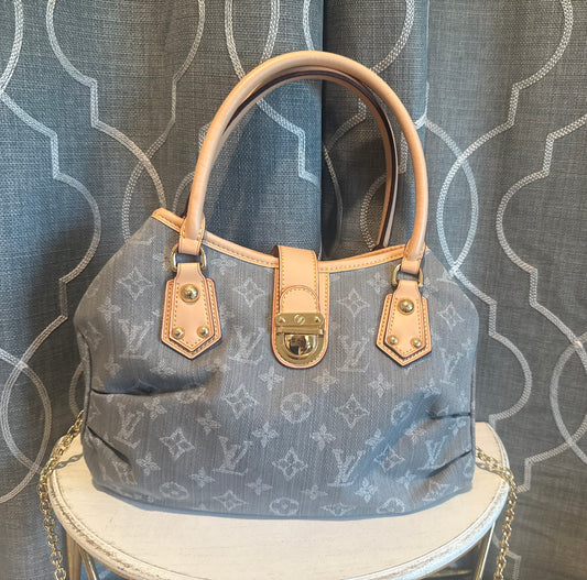 Mirror Bags- Lulu Monogram Sunset Blue Bag