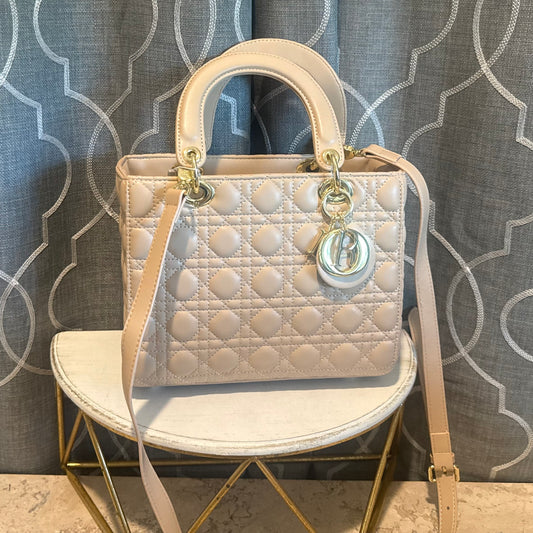 Mirror Bags- CD Lady D Tan Medium