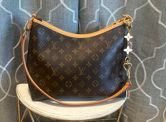 Mirror Bags- Lulu Brown Monogram MM Carry All Bag