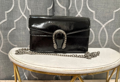 Mirror Bags- GG Mini Dionysus Bag Black