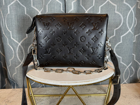 Mirror Bags- Lulu Black Mono Coussin