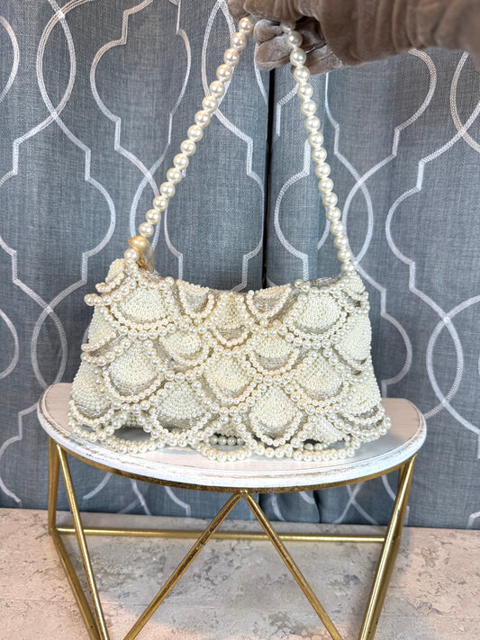 Fun Finds- Pearl Scallop Shoulder Bag