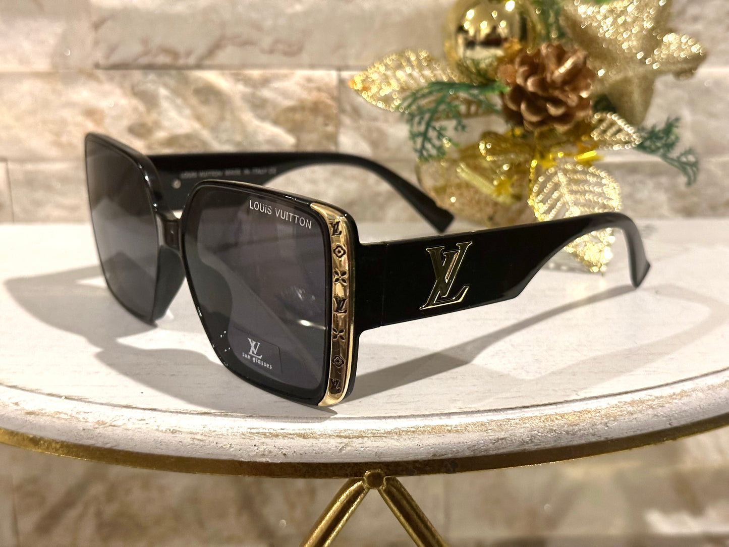 Sunglasses Box 2- Lulu Gold and Black