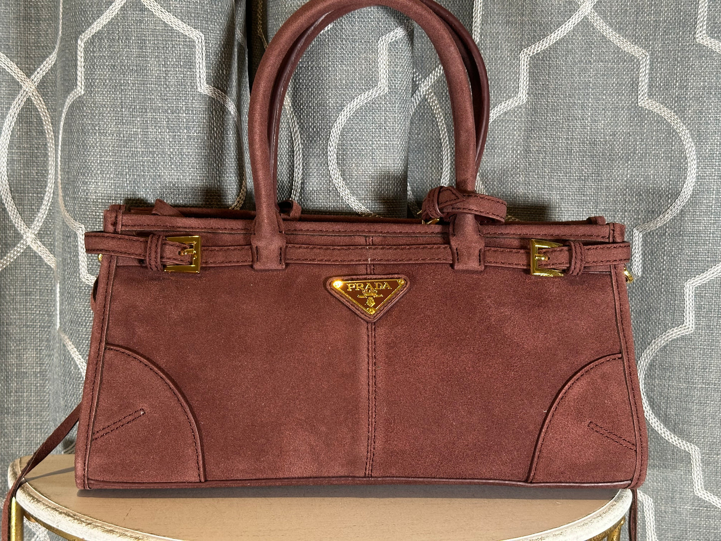Mirror Bag- Pra Medium Mauve Handbag