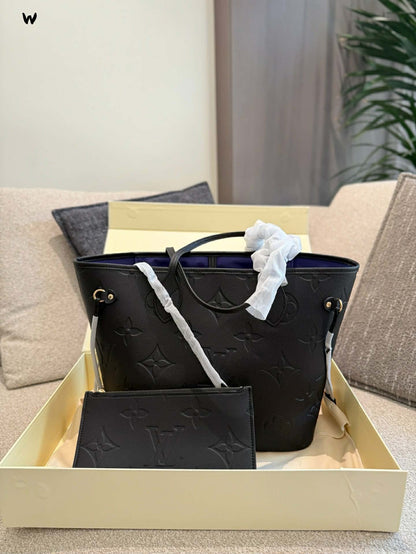 Mirror Bags- Lulu Neverful MM- Black