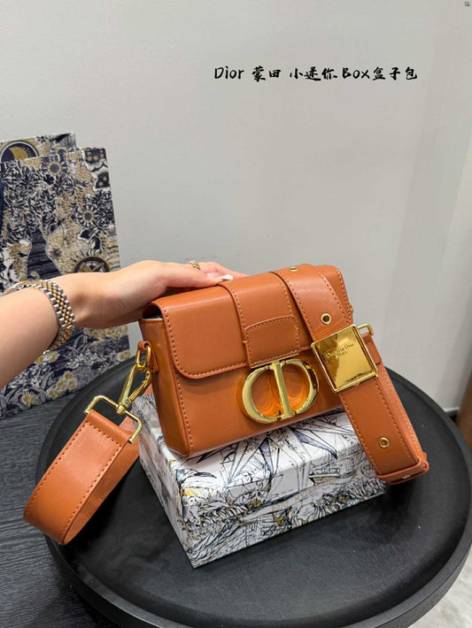 Mirror Bags- CD Caramel Shoulder Bag Small