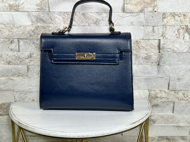 Navy Smooth Leather KK
