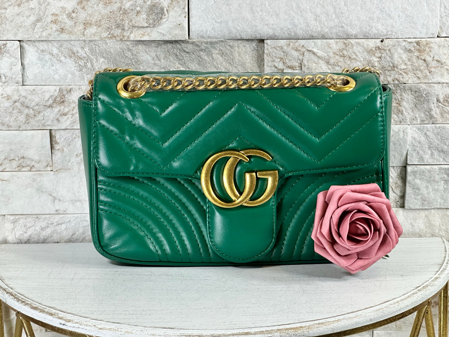 GG Green Marmont Inspired Bag
