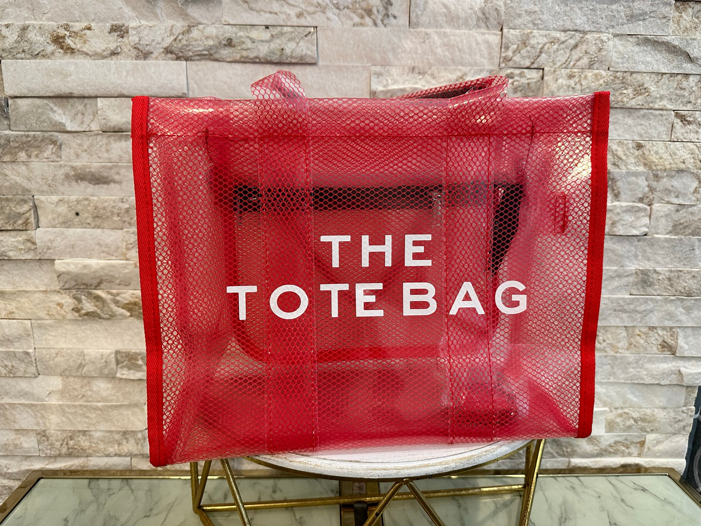 Red PVC MJ Inspired Bag