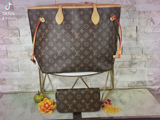 Fall New Arrivals- Mirror Bags- Class Brown Monogram Neverful