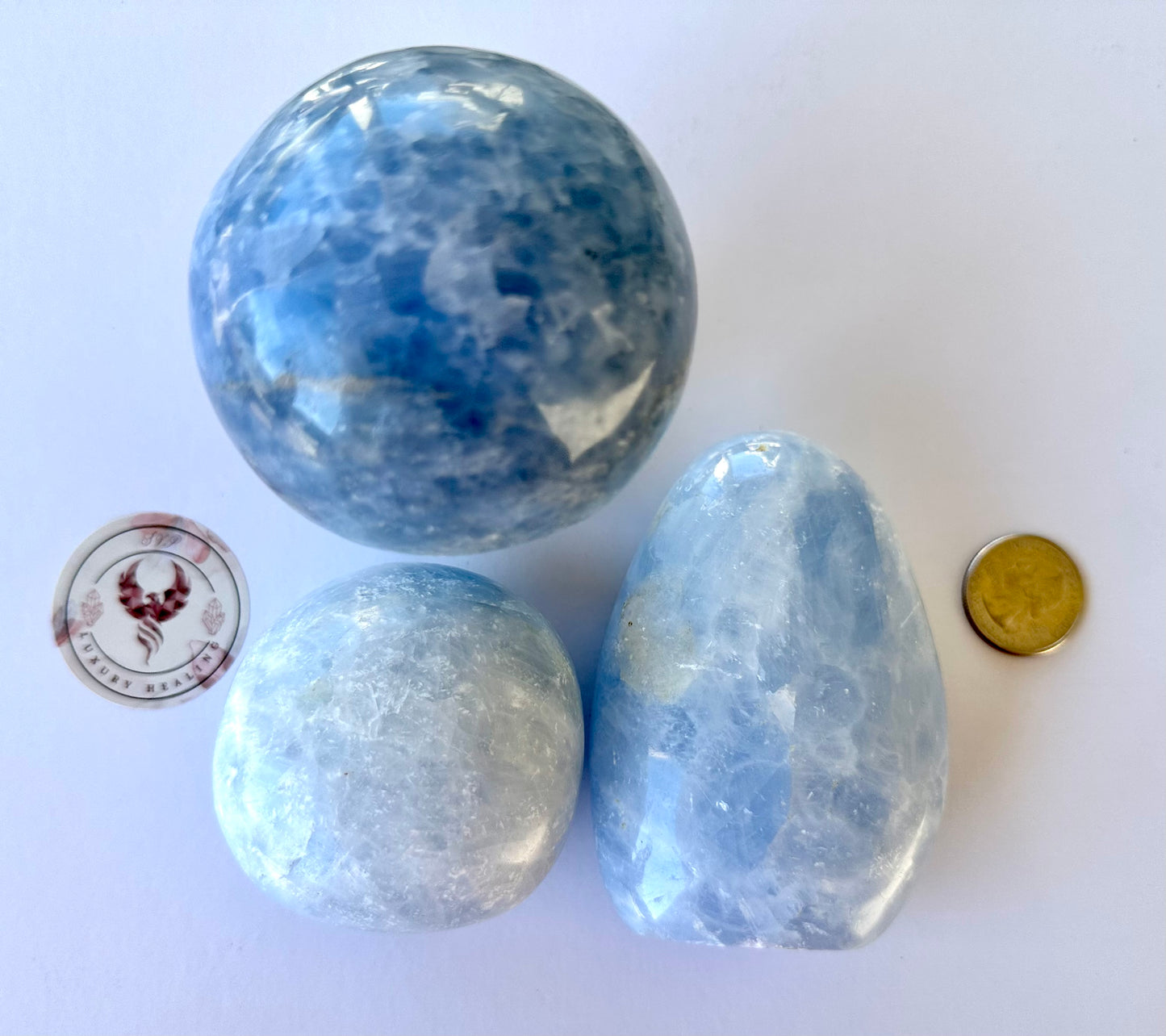Blue Calcite Set 1
