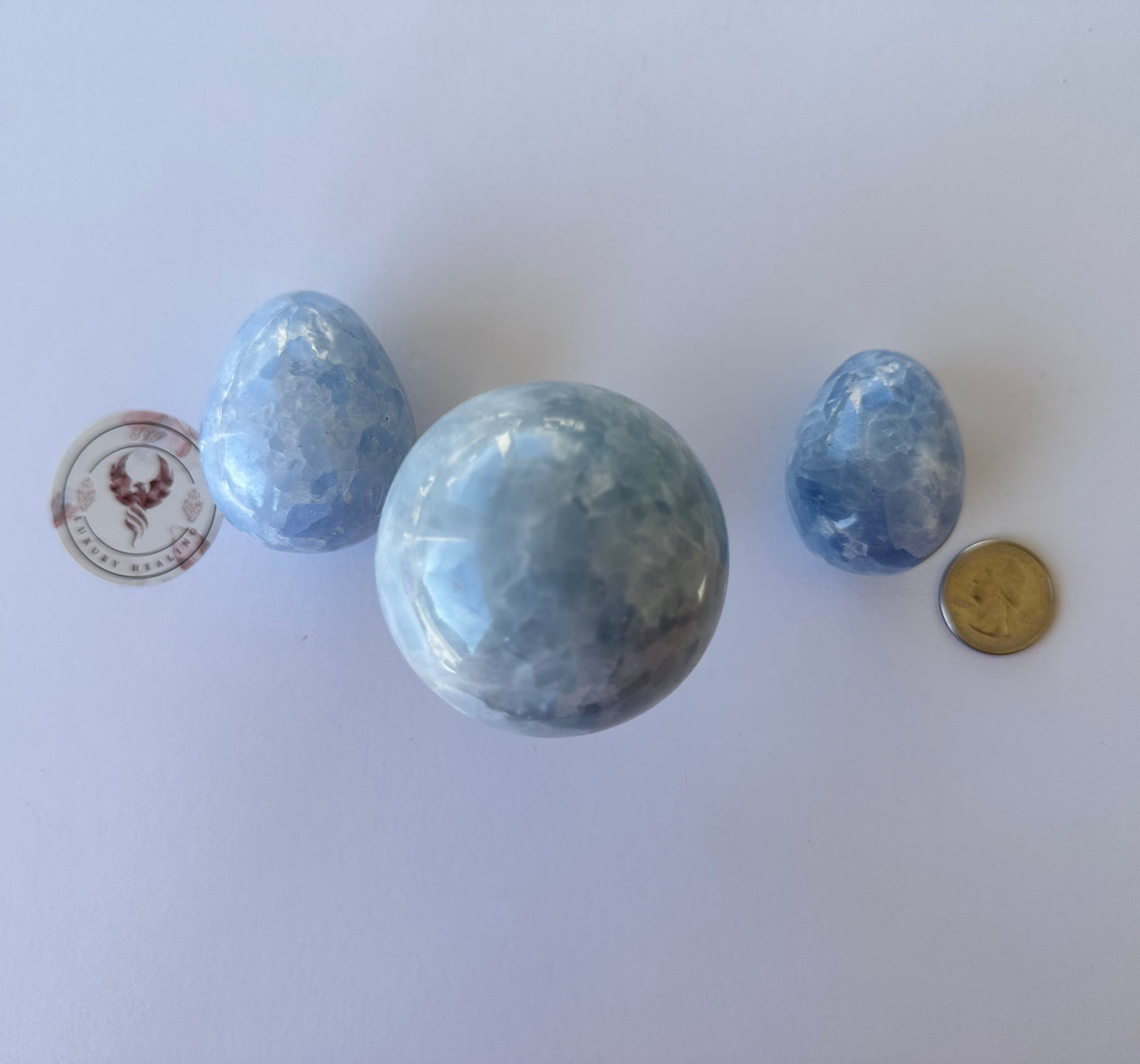 Blue Calcite Set 2