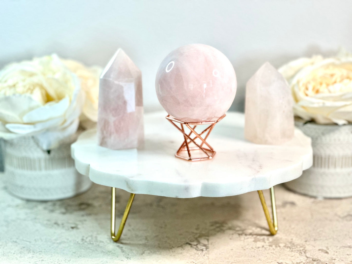 Rose Quartz sæt 1