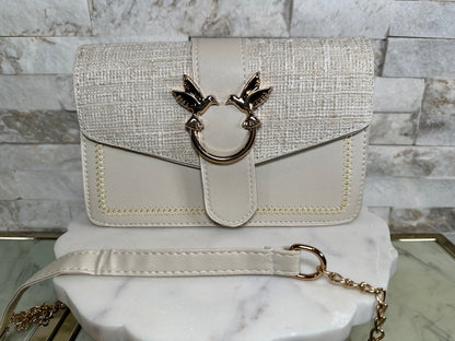 Lovebird Tweed Crossbody