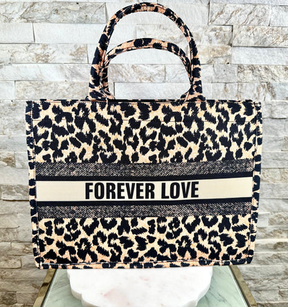 Leopard Large Capacity Tote
